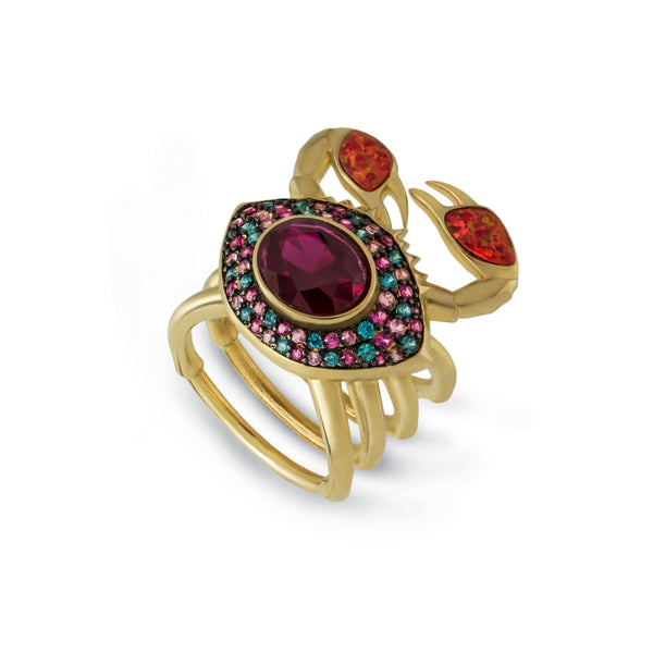 noir jewelry Cocos Crab Ring-8