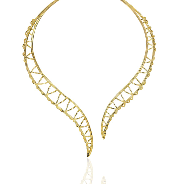 noir jewelry COILED CHOKER