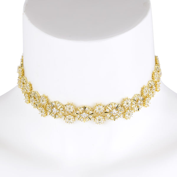 noir jewelry COSMIC AURA NECKLACE - Rhodium