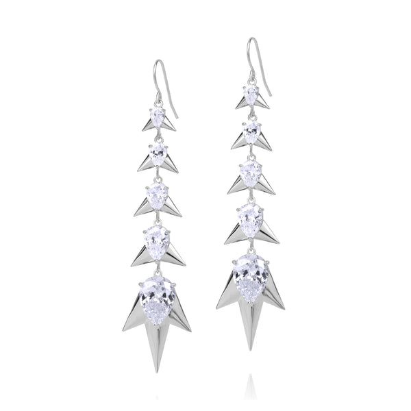noir jewelry CRYSTALIZED EARRING