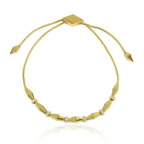 noir jewelry DAGGER DRAWSTRING BRACELET