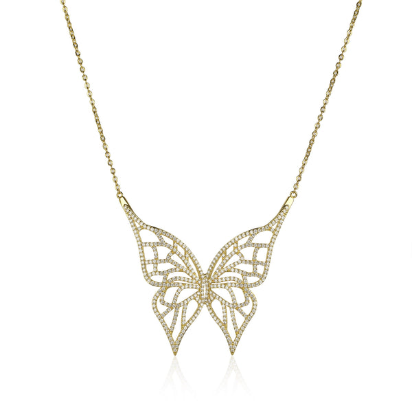 noir jewelry Dazzling Wings Necklace
