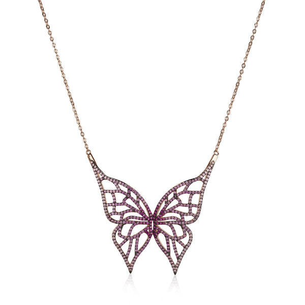 noir jewelry Dazzling Wings Necklace