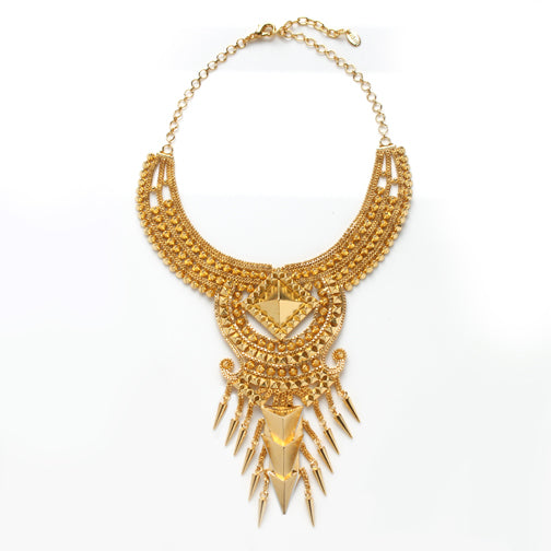 noir jewelry Devi Bib Necklace