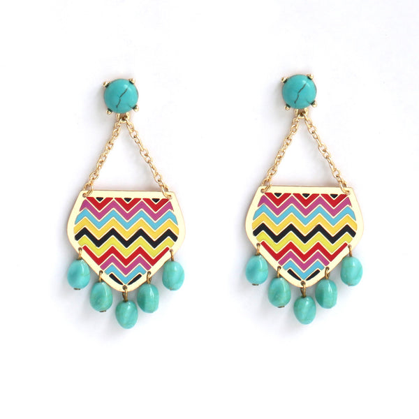 noir jewelry Dominga Chandelier Earrings