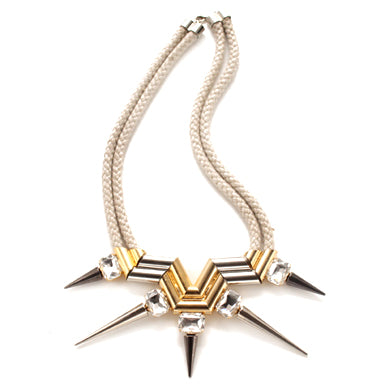 noir jewelry Double Rope Highlight Necklace