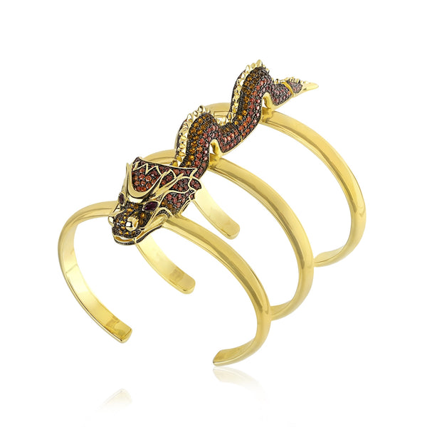 noir jewelry Dragon Cuff Bracelet
