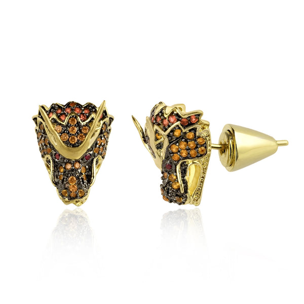noir jewelry Dragon Head Stud Earring