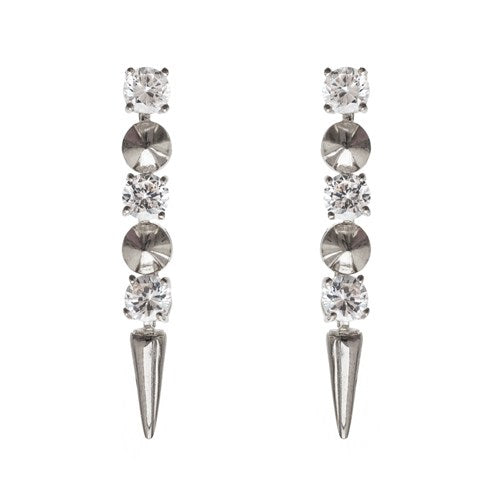 noir jewelry Drop Mini Punk Earrings