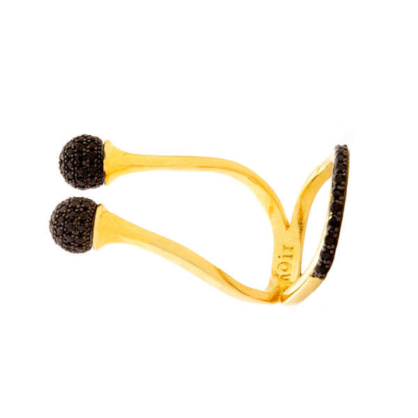 noir jewelry Elena Pave Ring