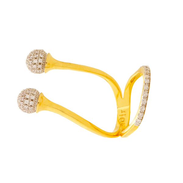 noir jewelry Elena Pave Ring