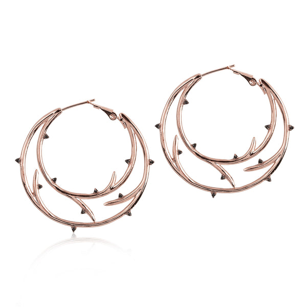 noir jewelry ENCHANTED HOOP EARRINGS