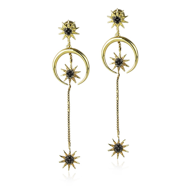 noir jewelry FATE IN FINERY EARRINGS