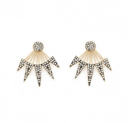 noir jewelry Firecracker CZ Ear Jacket