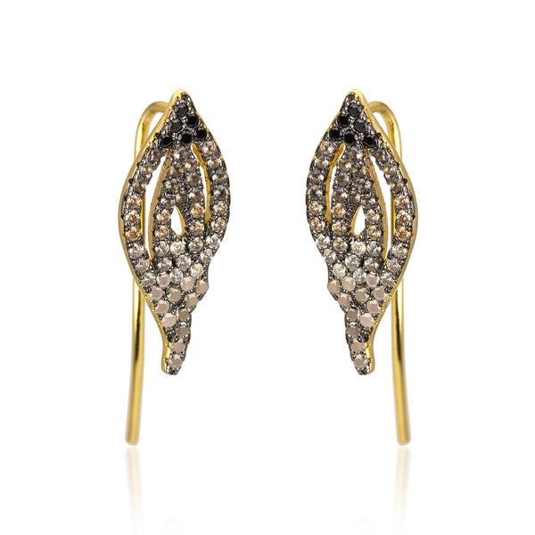 noir jewelry GLEAM EARRINGS