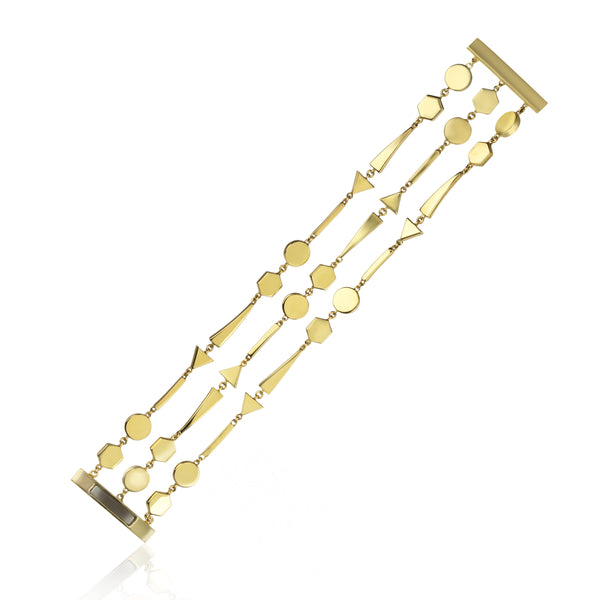 noir jewelry Grid Work Bracelet