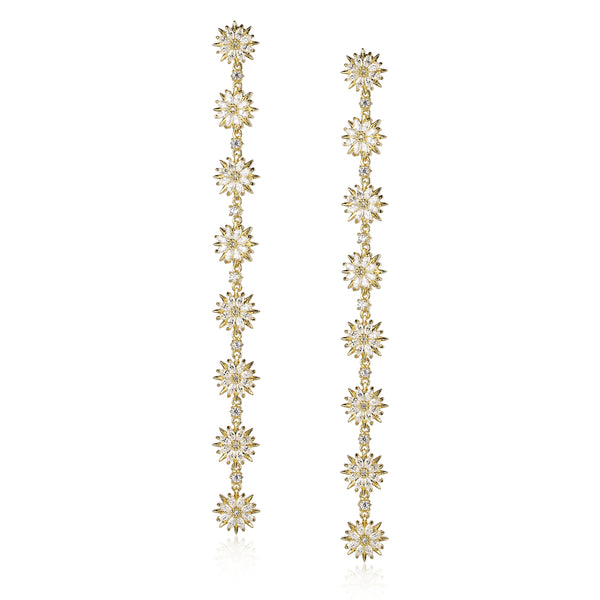 noir jewelry Halo Earring - Rhodium