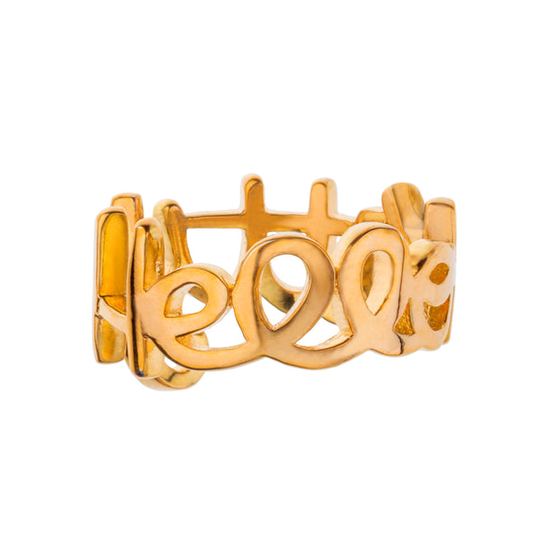 noir jewelry Hello Kitty Logo Ring