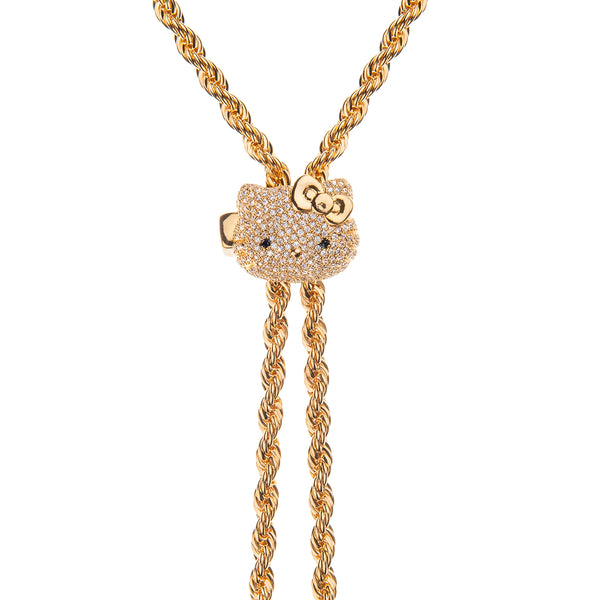 noir jewelry Hello Kitty Twist Necklace