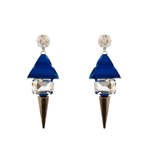 noir jewelry Highlight Spike Drop Earrings