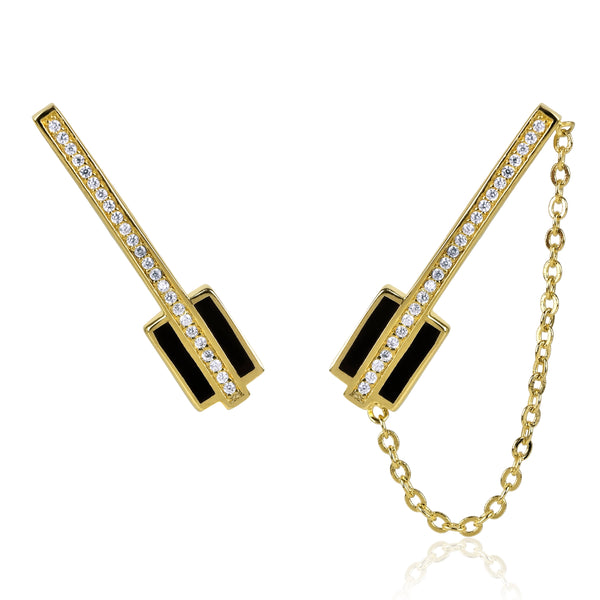 noir jewelry Honey Balm Earrings