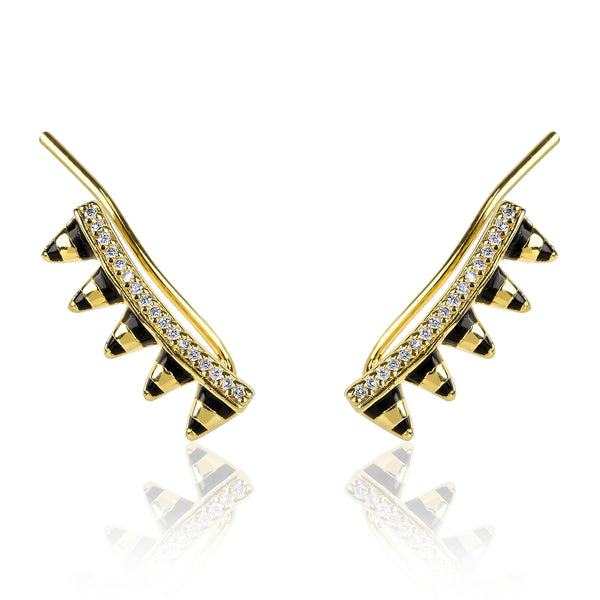 noir jewelry Honeybee Earrings