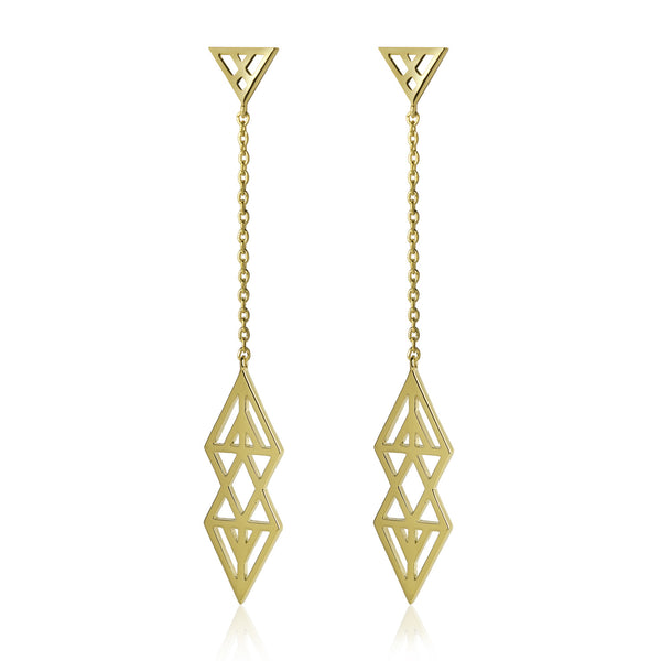 noir jewelry IKAT EARRINGS