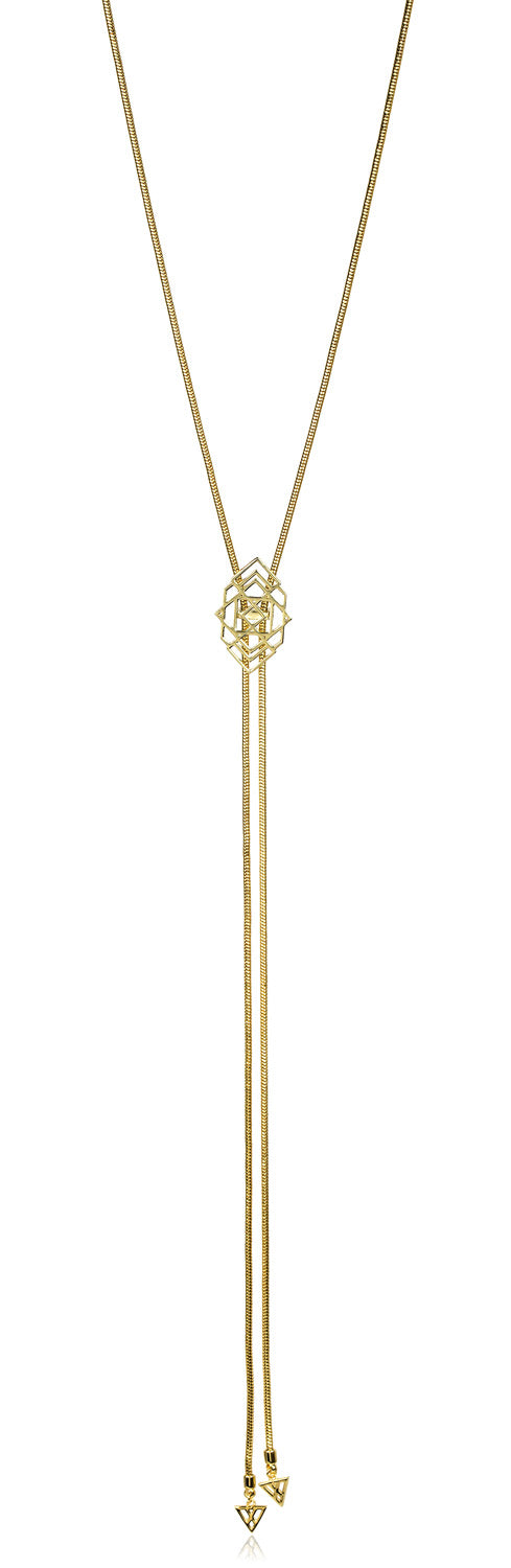 noir jewelry IKAT NECKLACE