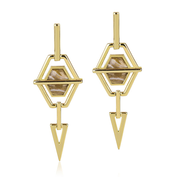 noir jewelry ION EARRINGS