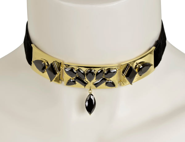noir jewelry JAGGED CHOKER NECKLACE