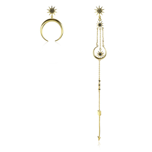 noir jewelry JINXED JEWEL EARRINGS