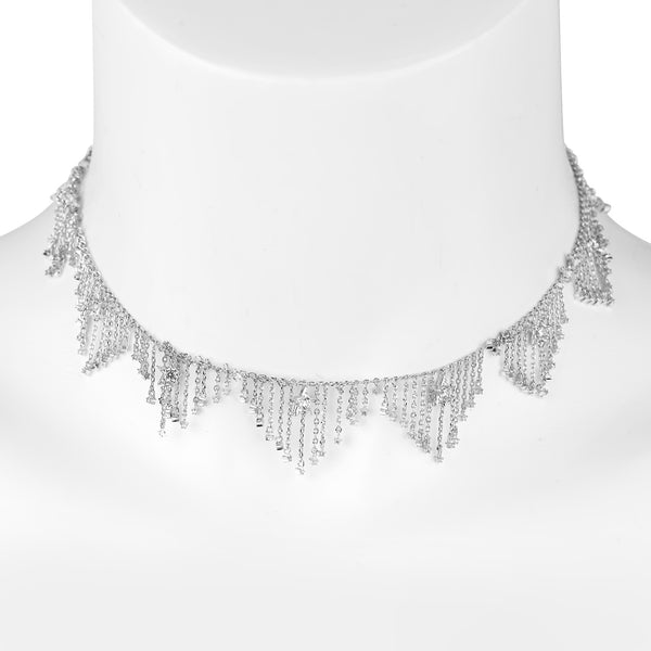 noir jewelry Kiss the Sky Choker Necklace-Gold