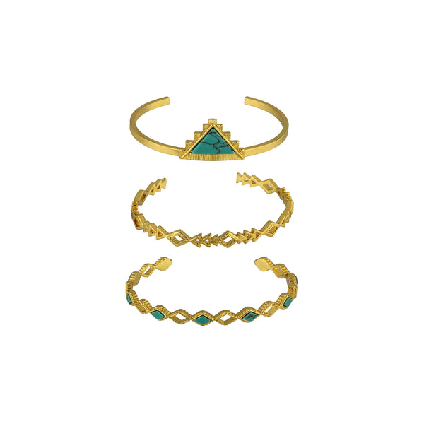 noir jewelry Kutenai Cuff Set