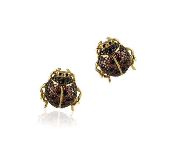 noir jewelry Ladybug Stud Earrings