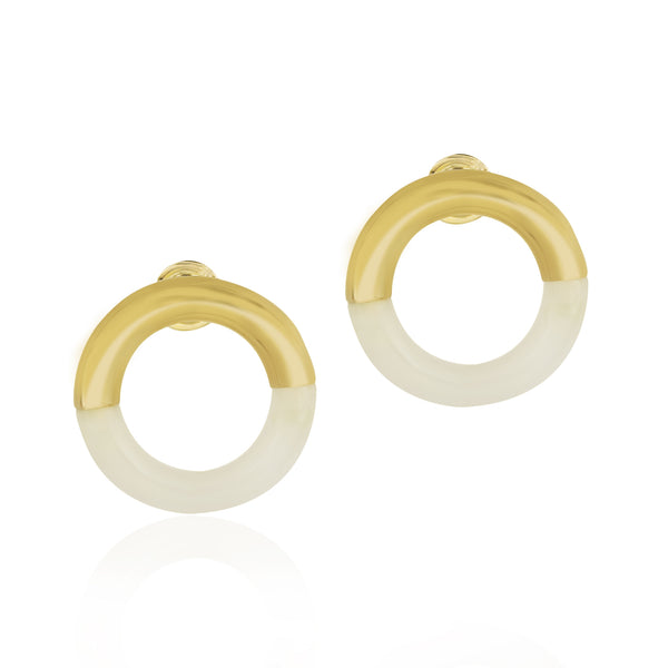 noir jewelry Lit Stud Earrings