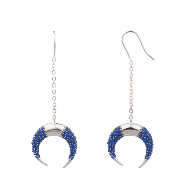 noir jewelry Little Moon Drop-Earrings