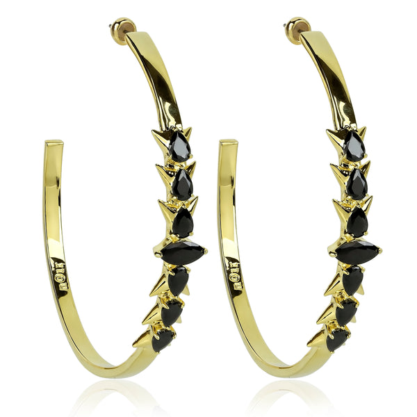 noir jewelry LUCENT EARRINGS