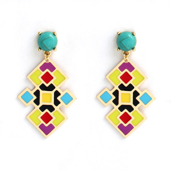 noir jewelry Manuela Drop Earrings