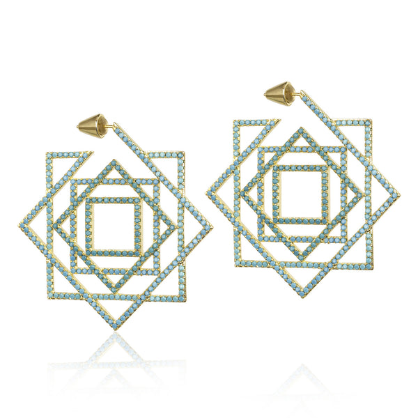 noir jewelry MARINE EARRINGS