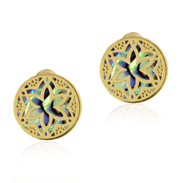 noir jewelry Martil Stud Earring-Gold
