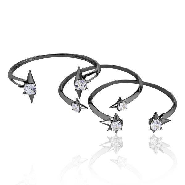 noir jewelry Melnick Bangle Set
