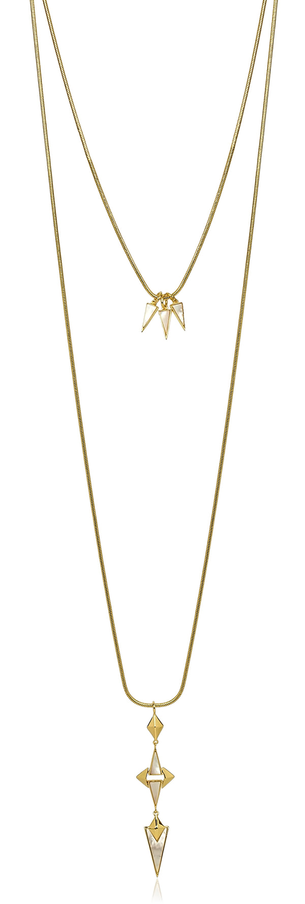 noir jewelry MILKY GLOW NECKLACE