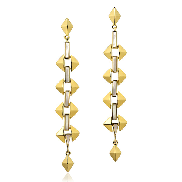 noir jewelry MILKY MOON EARRING