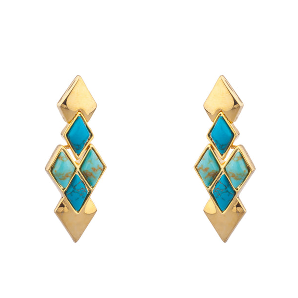 noir jewelry Morning Star Earrings