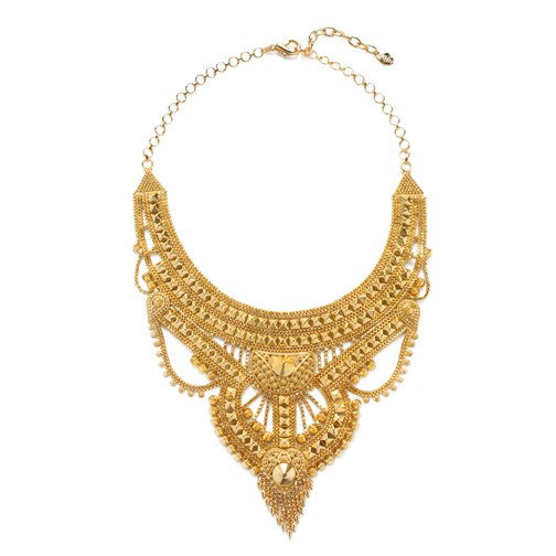 noir jewelry Nagina Drop Statement Necklace