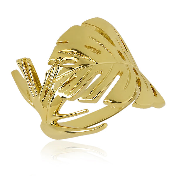 noir jewelry PHILODENDRON RING