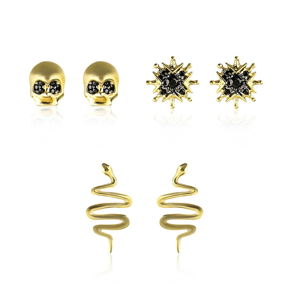 noir jewelry PICK YOUR POISON EARRING SET