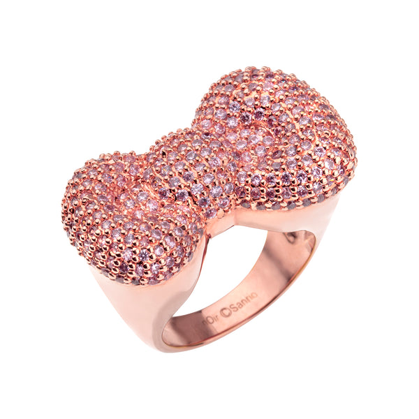 noir jewelry Pink Bow Hello Kitty Ring
