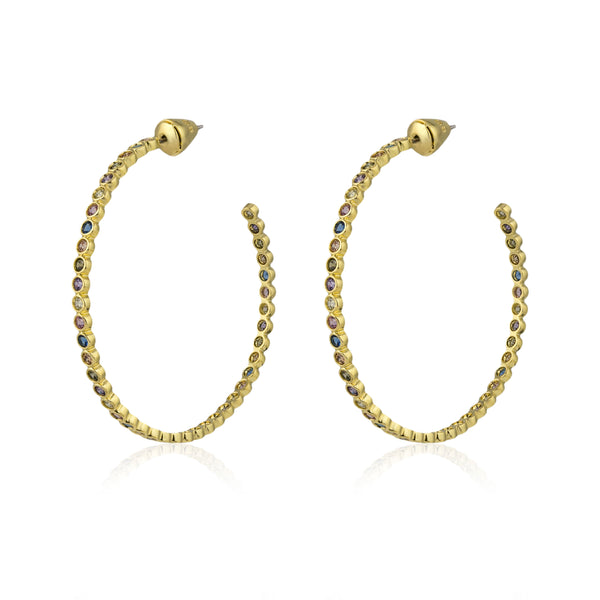 noir jewelry Pomme Large Hoop