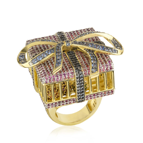 noir jewelry Present Cocktail Ring-7